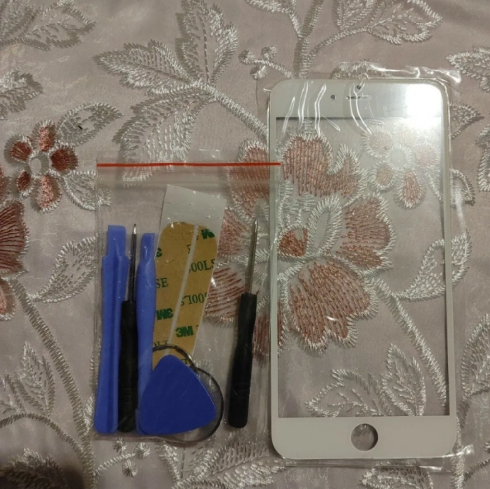 Color Blanco visualización de vidrio Sustitución de reparación para Apple iPhone
